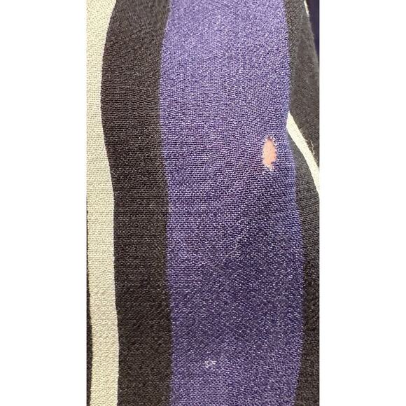 Maeve Size Small Striped Split Seam Wide Leg Striped Pants Coastal Anthropologie - Picture 7 of 8